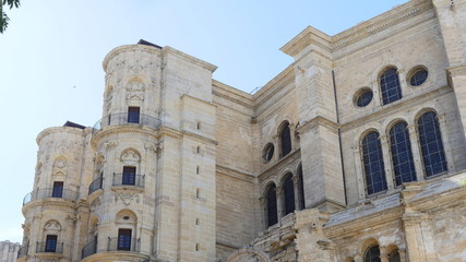 Obraz premium Estructura catedral Málaga