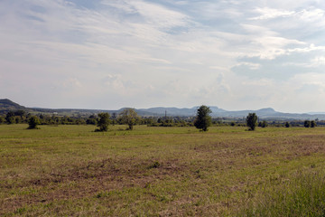 Fototapeta na wymiar Kali basin mountains in Hungary