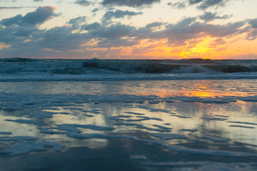 Obraz premium sunset over the sea