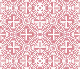 Pink and white pattern with geometric simple design, texture for girl
