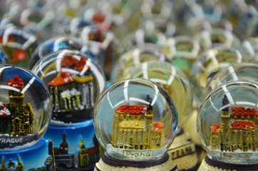 Prague, crystal balls