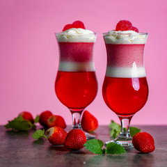 Panna Cotta with berries