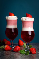 Panna Cotta with berries