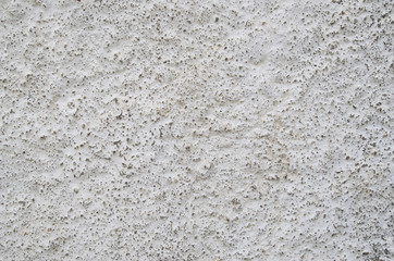 White painted old plaster on wall