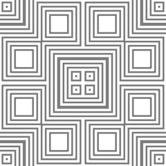 Grey and white pattern with geometric ornament