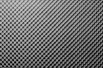 Sound proof Acoustic black gray foam absorbing, pyramid style padding layer panel for voice recording studio attach on wall as wallpaper background to reduce and protect sound to outside room
