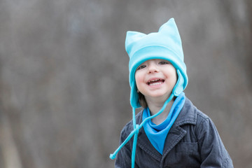 Cute baby boy portrait