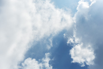 Blue sky and beautiful clouds