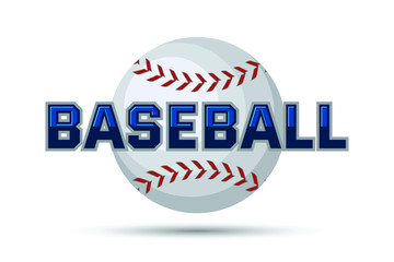 Vector illustration - baseball,with baseball image