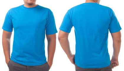 Blue Shirt Design Template
