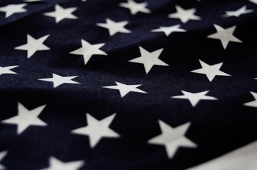 close up of usa flag - memorial day