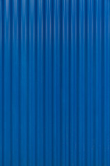 Obraz premium Blue corrugated iron material, building materials