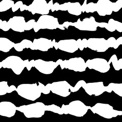 Brush grunge pattern. White and black vector.