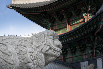 Fototapeta na wymiar korean palace