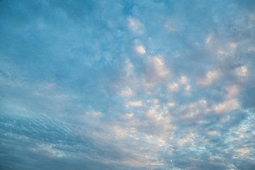Golden cloud before sunset