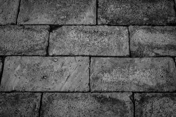 Old floor red brick wall texture