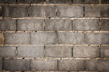 Old Gray concrete construction blocks
