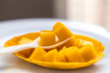Delicious fruit yellow mango
