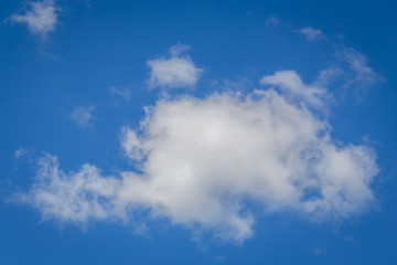 Clouds with blue sky in bright day