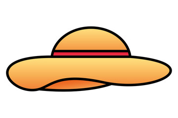 hat accessory on white background