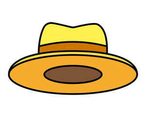 hat accessory on white background