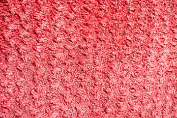 Red synthetic fabrics