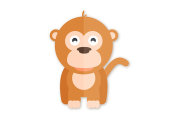 Obraz premium Cute Cartoon Animal