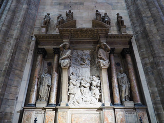 Fototapeta premium Beautiful cathedral in the city of Milan, Italy