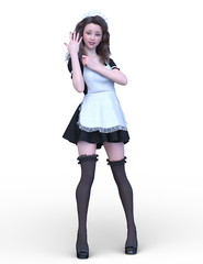 Fototapeta premium コスチュームガール