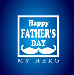 Happy Father’s Day illustration background