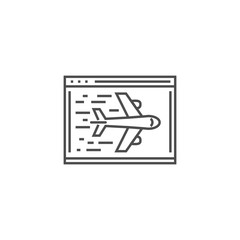 Landing Page Line Icon