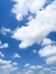Fototapeta na wymiar 初夏の青空と雲