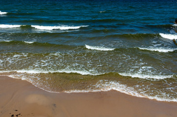sea surf on the Baltic Sea