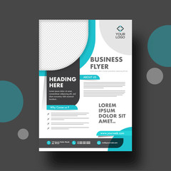 Business marketing proposal flyer or template design.