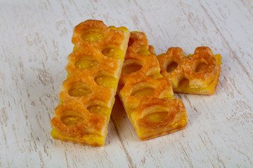 Delicious puff pastry