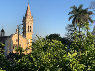 Fototapeta na wymiar Cuernavaca Catedral
