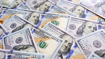 American dollars background