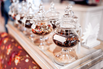 photo of degustation tea in the store