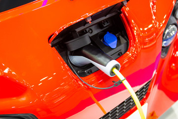 Fototapeta premium the charging the battery for the car new Automotive
