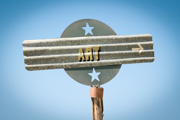 Street Sign to Art