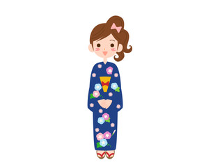 浴衣　女性　女子