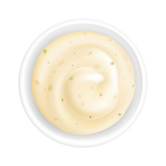 Tartar sauce in a bowl
