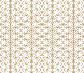 Seamless geometric pattern based on japanese ornament kumiko .
