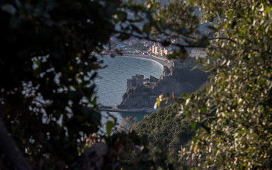 Cadre naturel sur le château de Monterosso