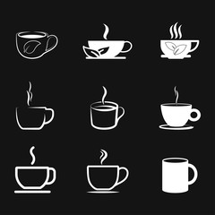 Fototapeta premium Tea icon vector sign symbol for design