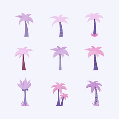 Vector palm tree icon