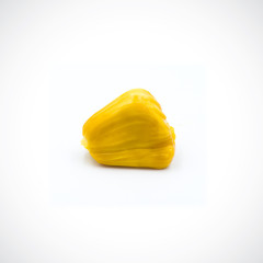 Fruit jackfruit Isolated on the white background.