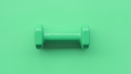 close up of dumbbell for background