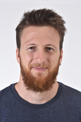 Obraz premium portrait of a man on white background