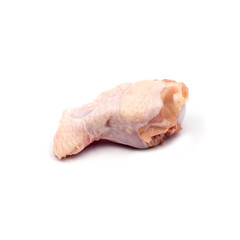 Fresh chicken wings  Isolated on the white background